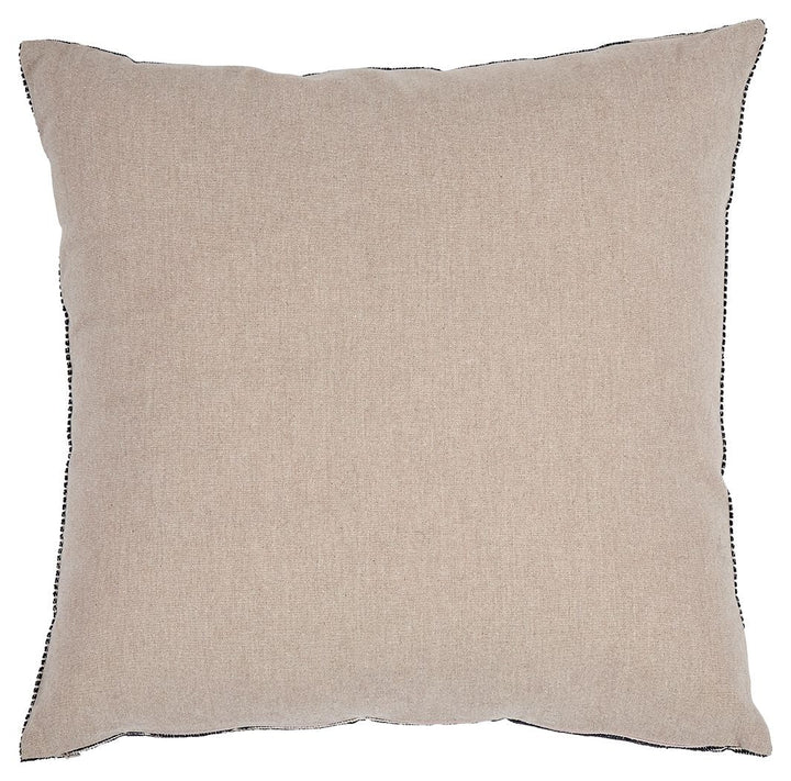 Edelmont - Pillow - Black / Linen