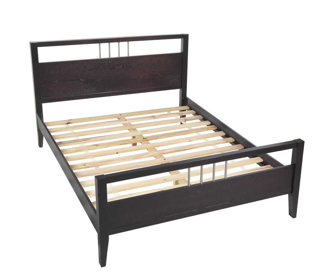 Modus Furniture Nv23F5 Nevis Wood Platform Bed In Espresso