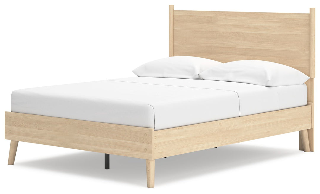 Cabinella - Full Platform Panel Bed - Tan by Ashley Furniture product image