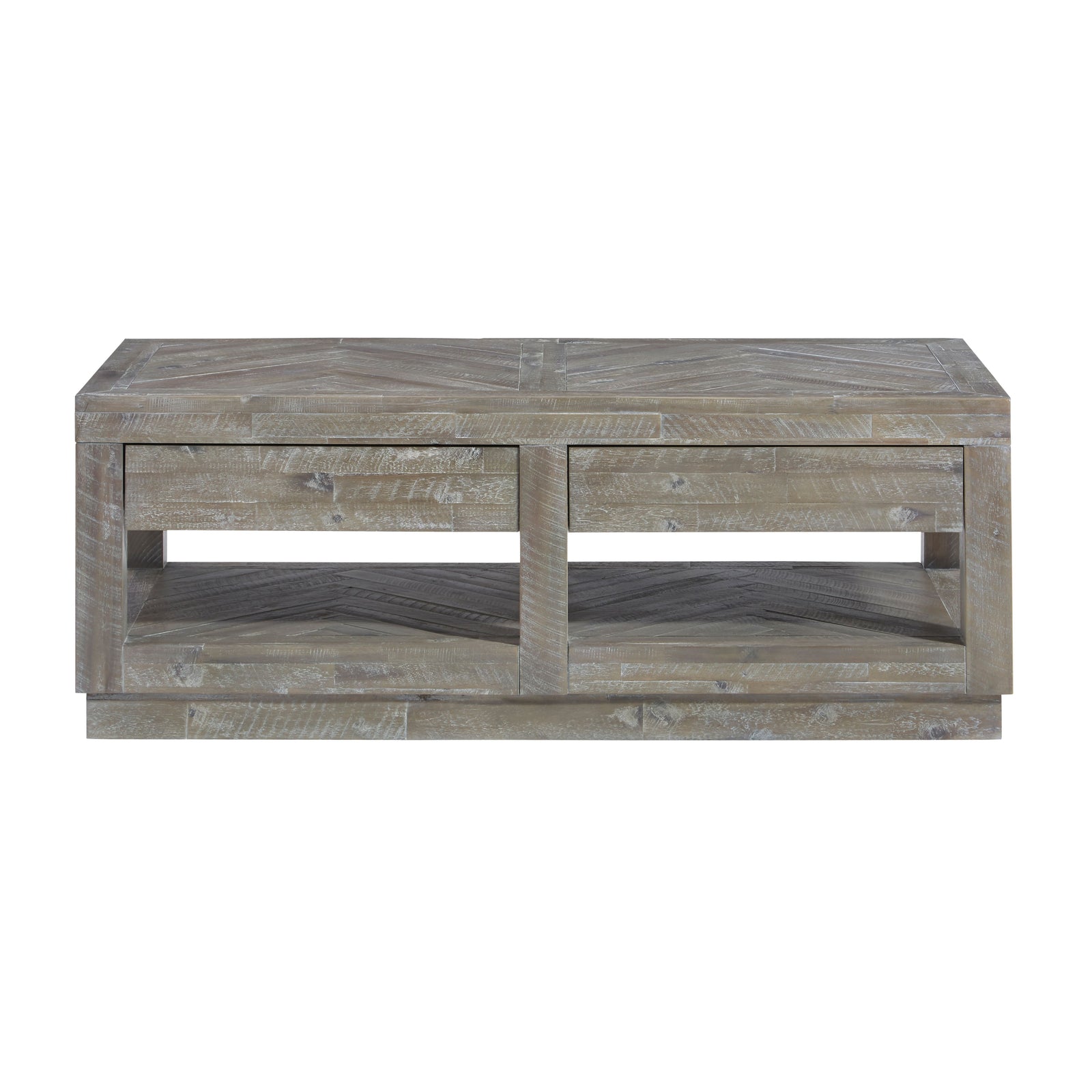 herringbone-solid-wood-two-drawer-coffee-table