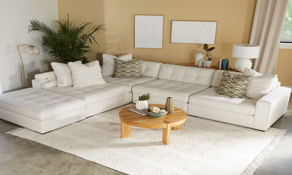 Jonathan Louis 5-Piece Noah Sectional with Ottoman