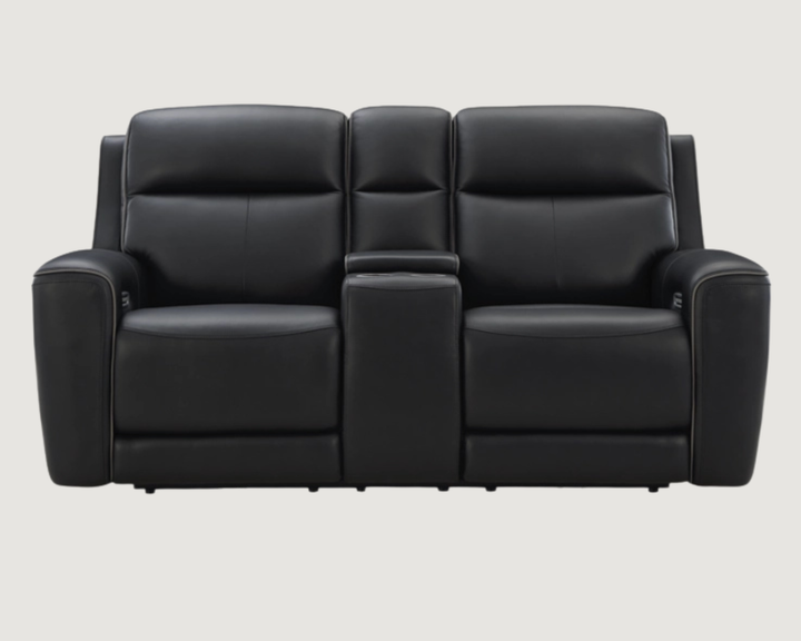 5Z-Comfort Power Reclining Loveseat with Console and Adjustable Headrest