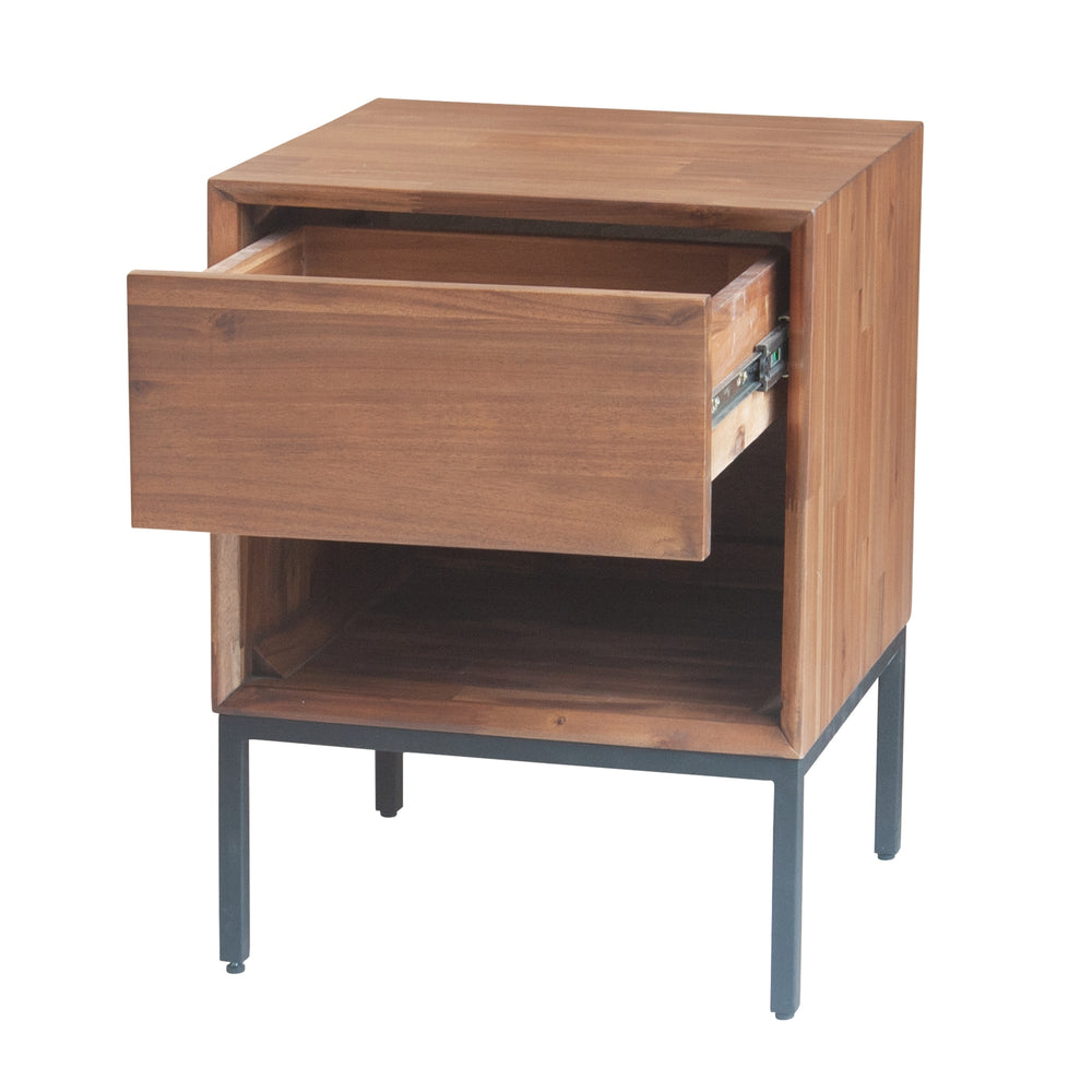 Hathaway Nightstand/Side Table - Newton Brown - view 6