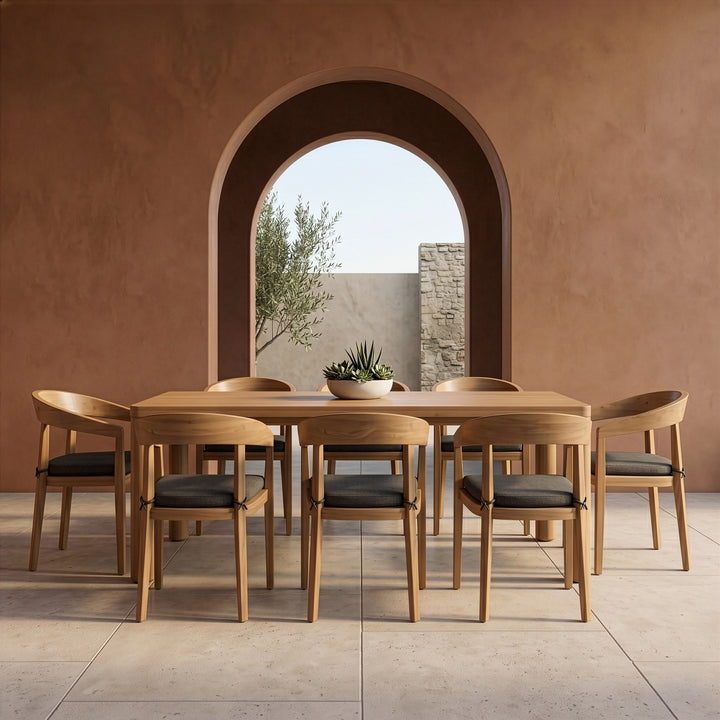 Evora - Outdoor Eucalyptus Rectangular Dining Table
