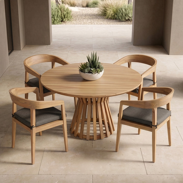 Sintra - Outdoor Eucalyptus Round Dining Table