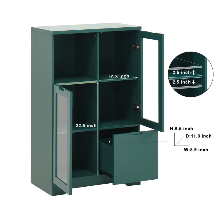 modern-cabinet-with-glass-doors-and-drawer