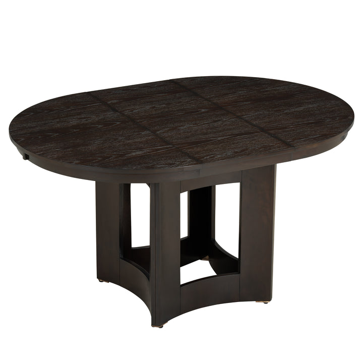 farmhouse-extendable-round-dining-table-set-for-5-with-upholstered-chairs-and-16inch-removable-leaf-espresso-beige