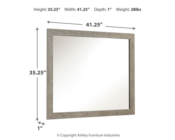 Culverbach - Bedroom Mirror - Gray