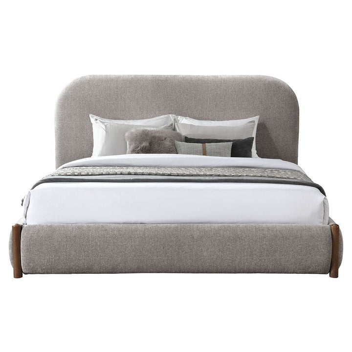 Orane - Full Bed With Storage - Gray Fabric