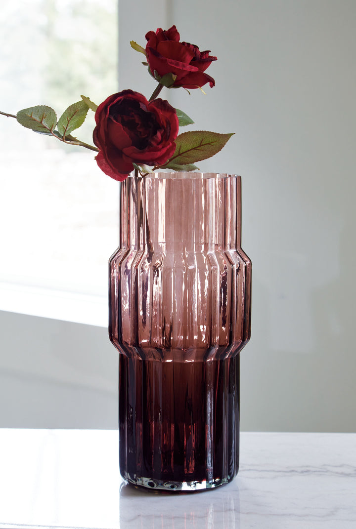 Dorlow - Vase - 13.58" - Mauve