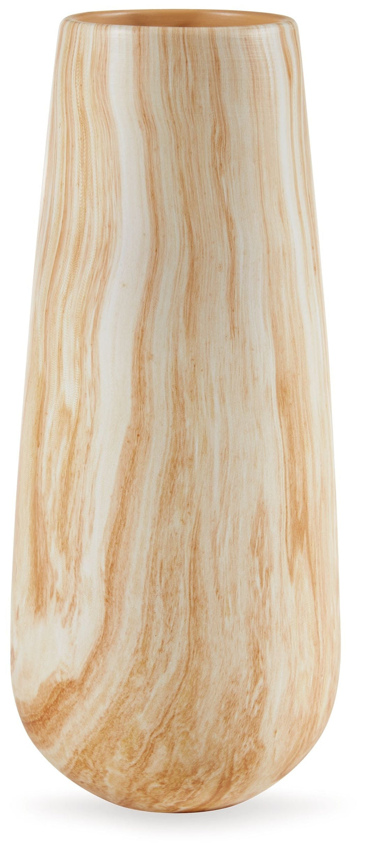 Cammen - Vase - 14" - Tan / White