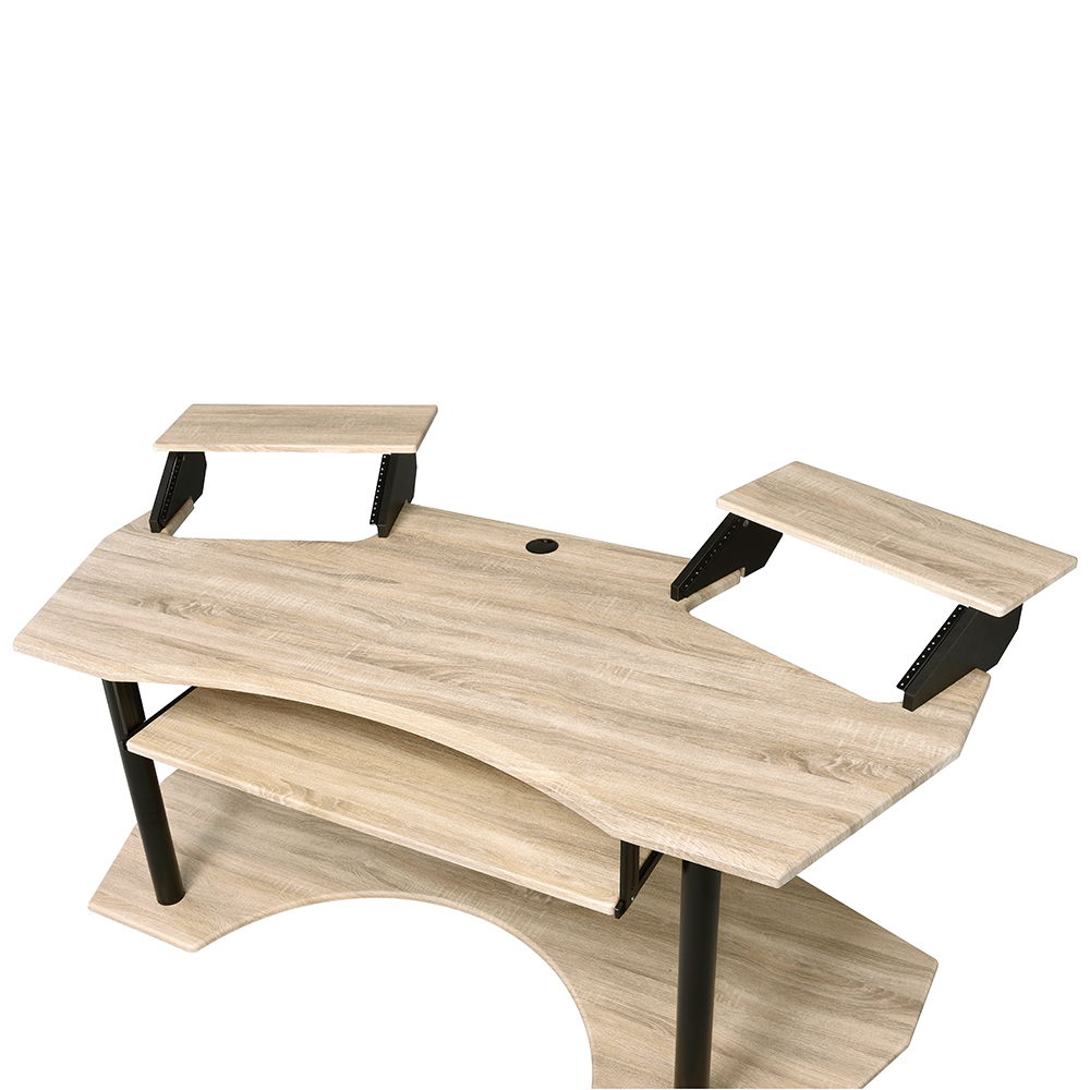 Eleazar - 71" Music Studio Desk - Natural Oak