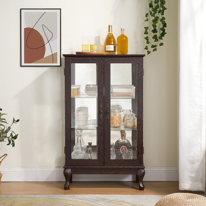 elegant-and-refined-cherry-curio-cabinet-with-tempered-glass-doors