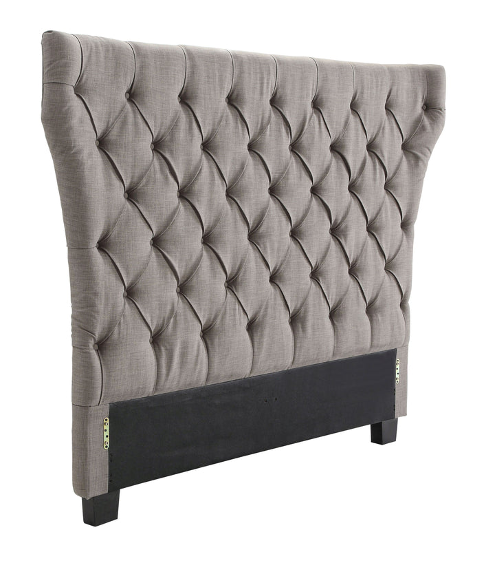 Modus Furniture 3Zh3L4Bh53 Melina Tufted Upholstered Headboard In Dolphin Linen