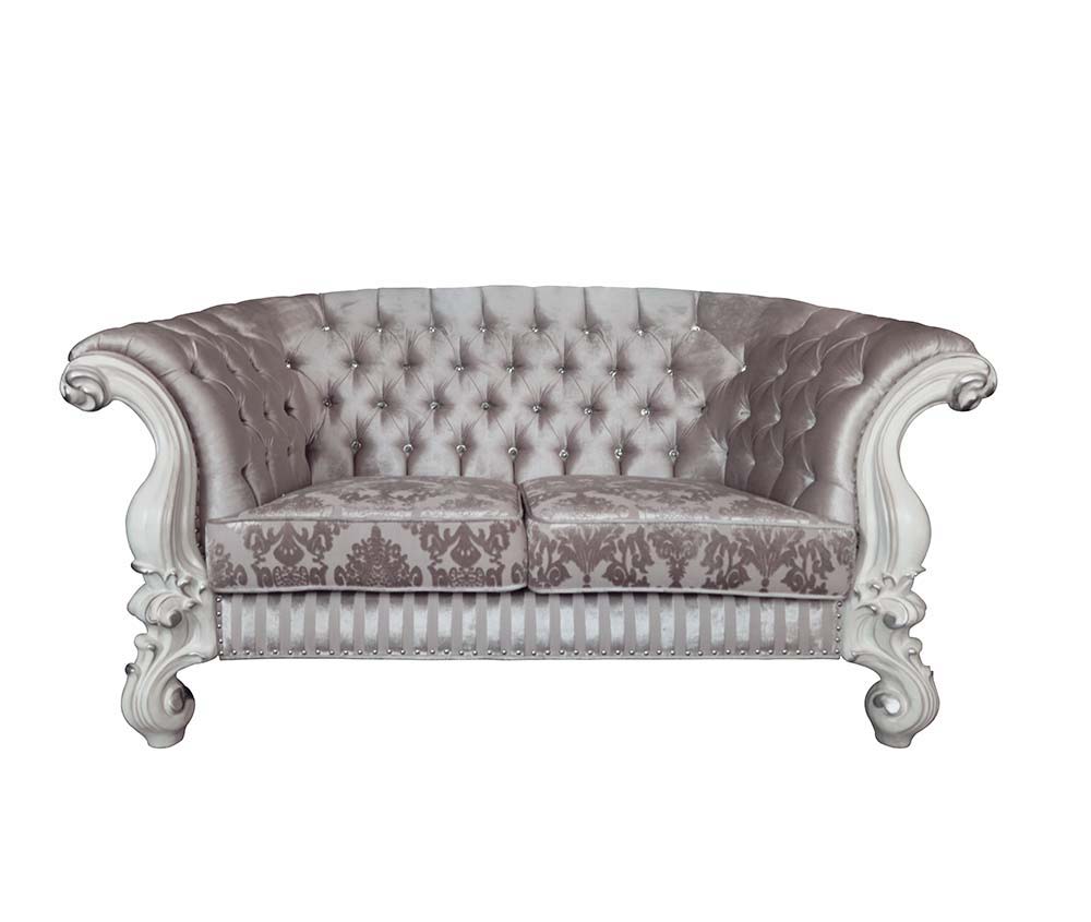 versailles-loveseat-with-5-pillows-ivory-fabric-bone-white