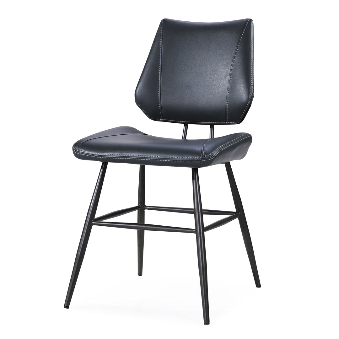 Modus Furniture 9Le866V Vinson Sculpted Modern Dining Chair In Cobalt
