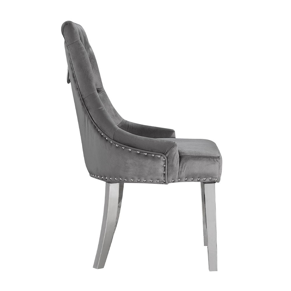 satinka-side-chair-set-of-2-gray-fabric-mirrored-silver