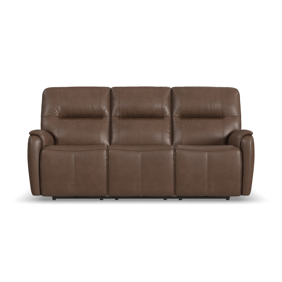 Flexsteel 1745-62PH-45072 Wilson  Power Reclining Sofa With Power Headrests  Café