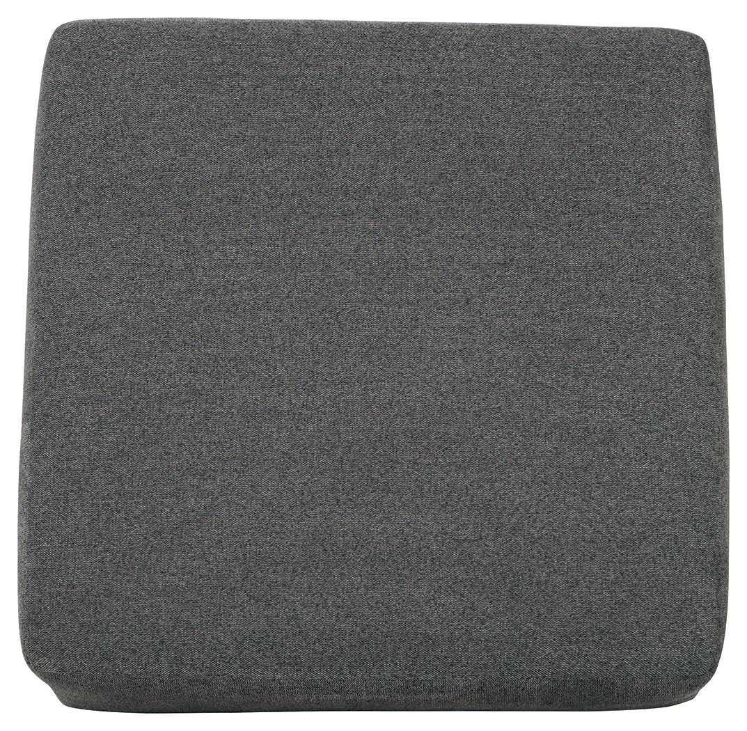 Edenfield - Oversized Accent Ottoman - Charcoal