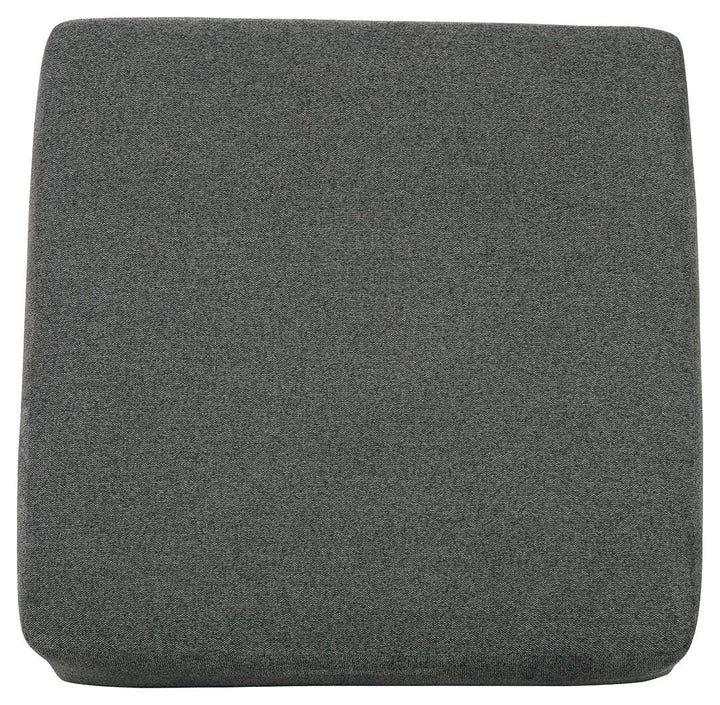 Edenfield - Oversized Accent Ottoman - Charcoal