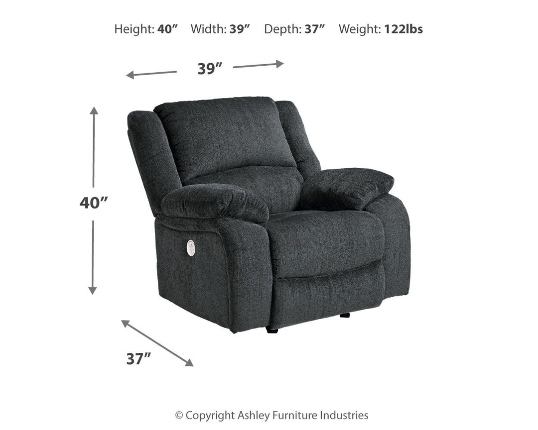 Draycoll - Power Rocker Recliner - Slate