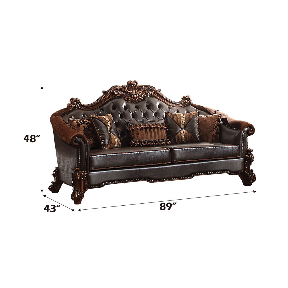 vendome-ii-sofa-with-5-pillows-two-tone-dark-brown-synthetic-leather-cherry