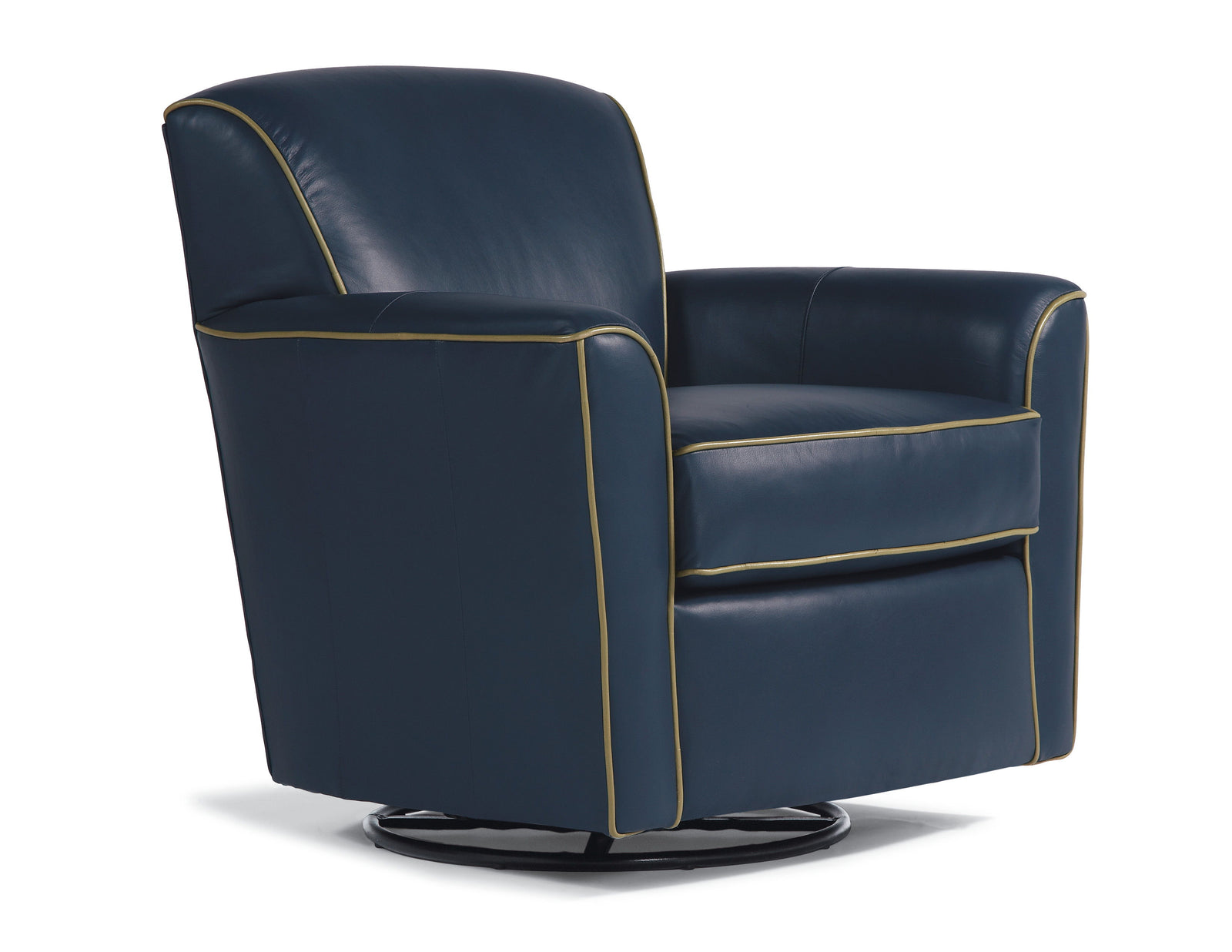 flexsteel-336c-13-kingman-leather-swivel-glider-dark-gray