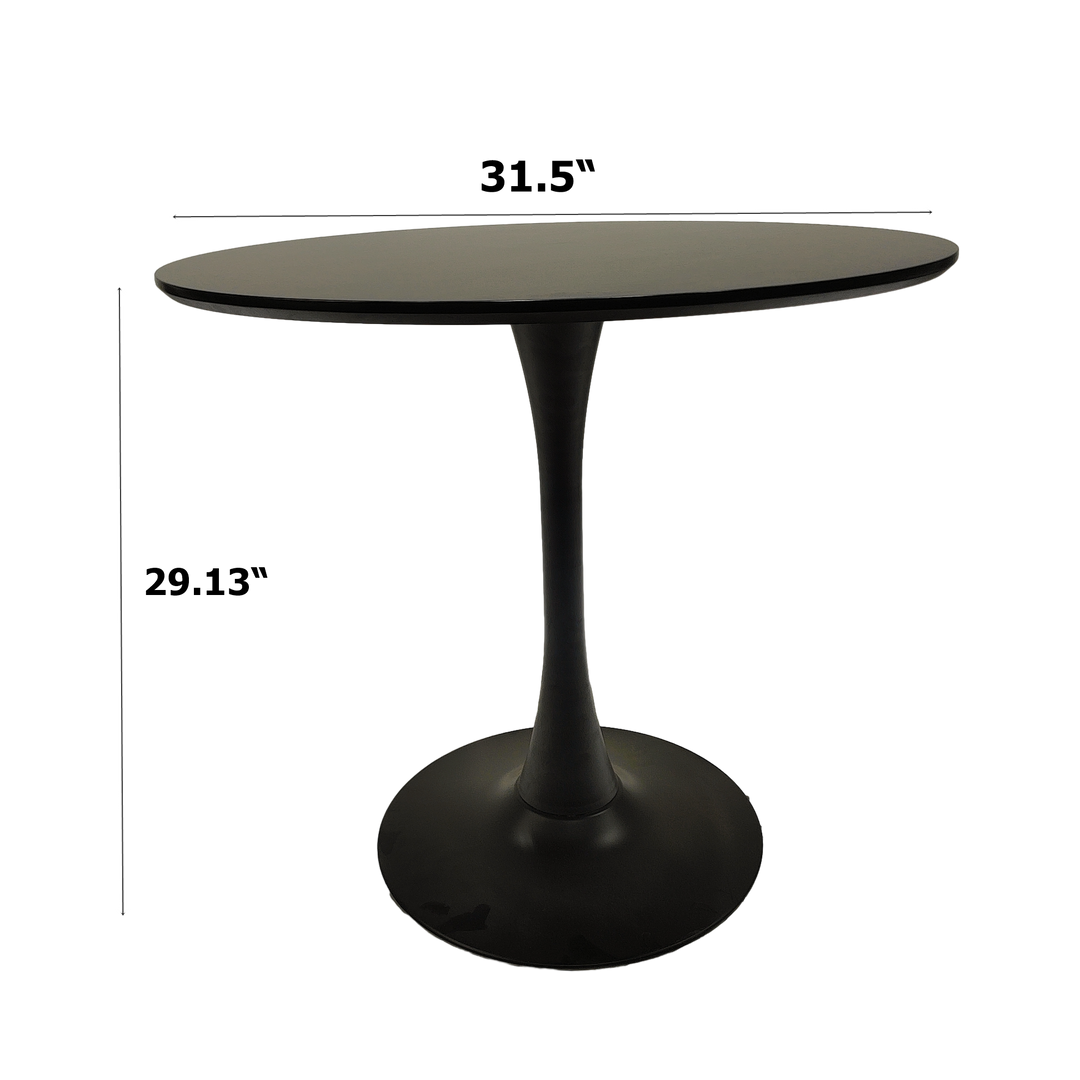 5-piece-round-dining-table-set-black-suede-tulip-base