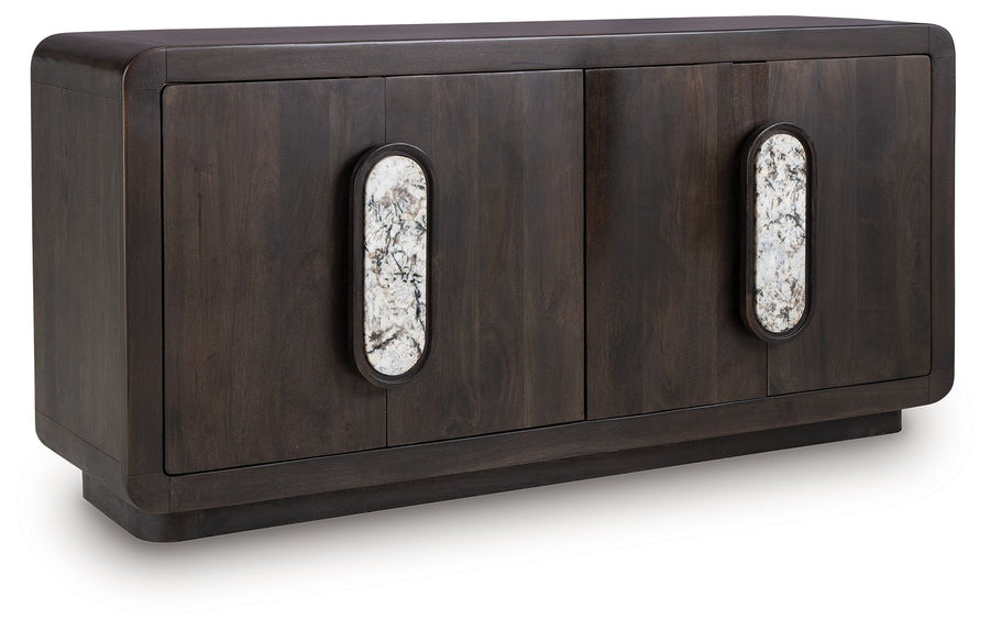 Elliston - Accent Cabinet - Espresso Brown