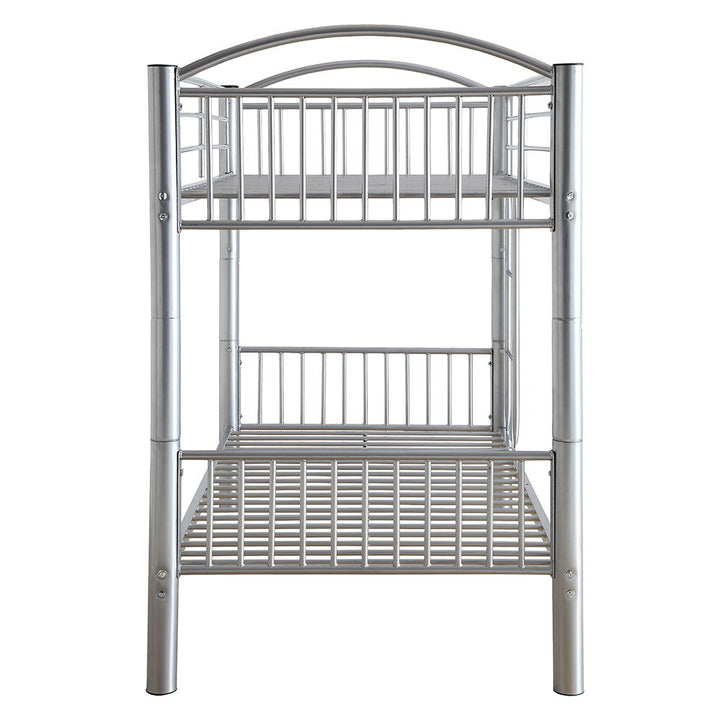 Cayelynn - Twin Over Twin Bunk Bed - Silver