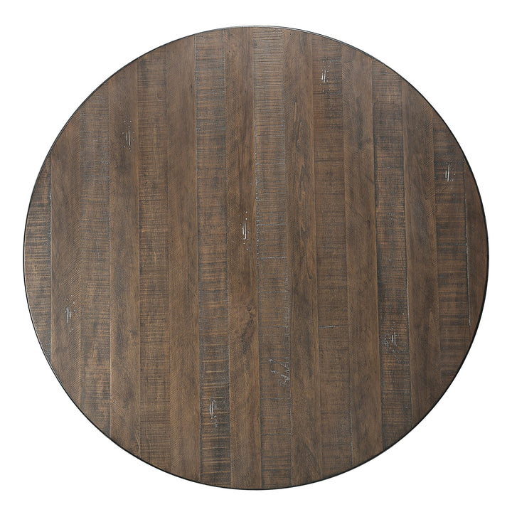 Raphaela - Round Dining Table - Weathered Cherry