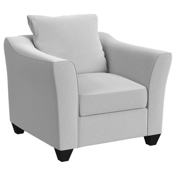 Salizar - 3 Piece Upholstered Flared Arm Sofa Set - Sand