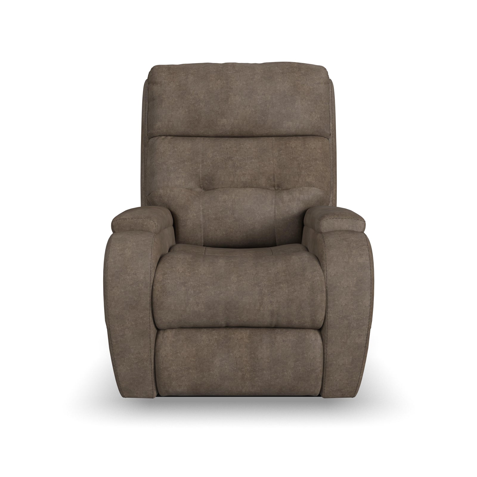 Strait  Power Recliner With Power Headrest  Dark Brown