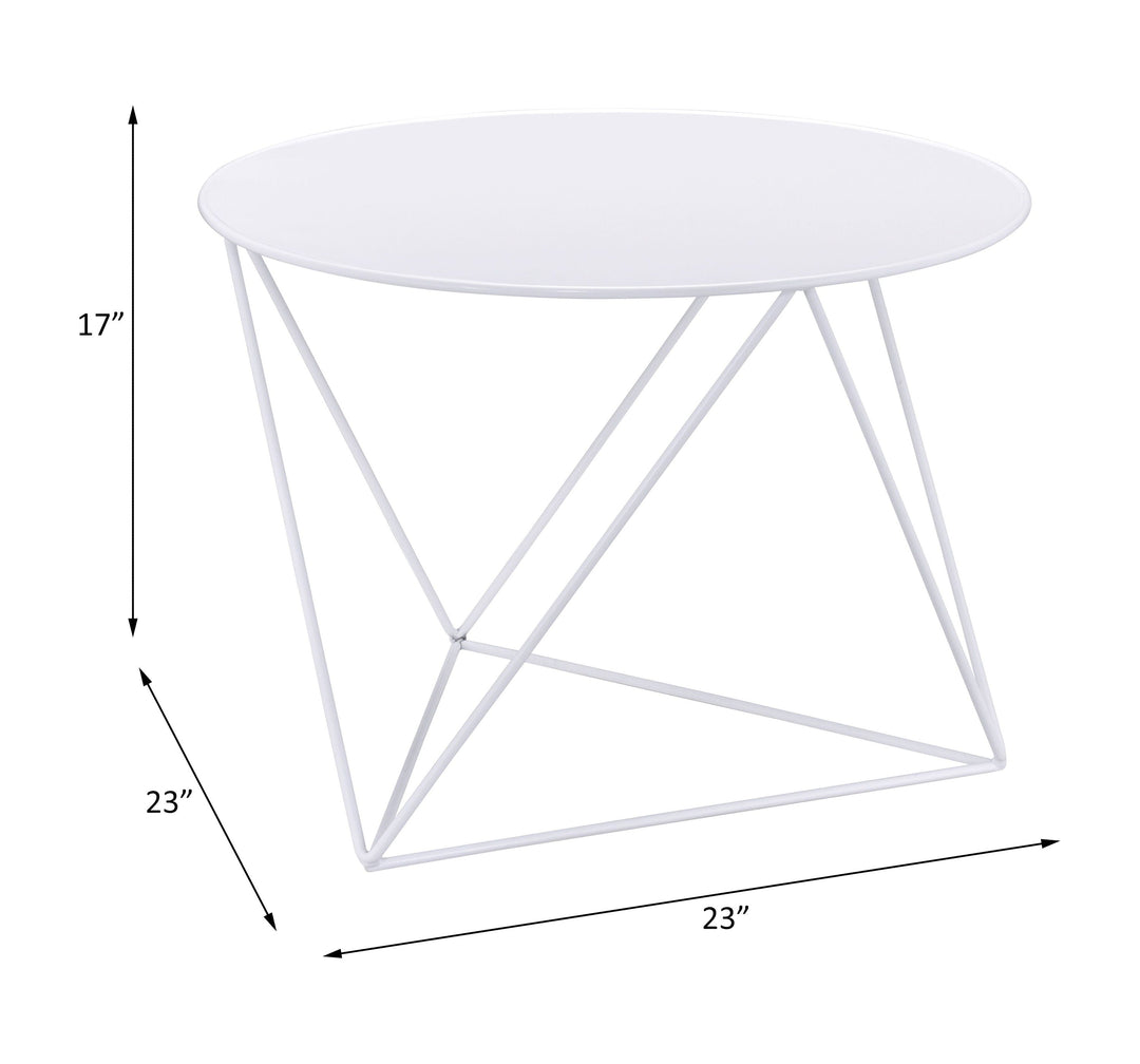 Epidia - Accent Table - White