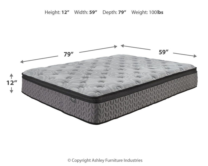 Augusta2 - Twin Mattress - Gray