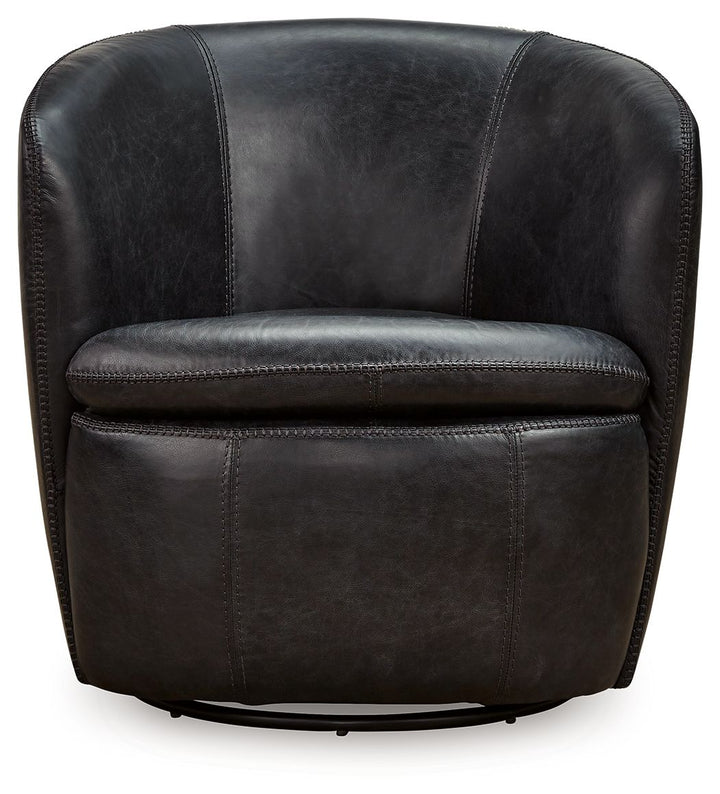 Kierreys - Swivel Chair - Midnight