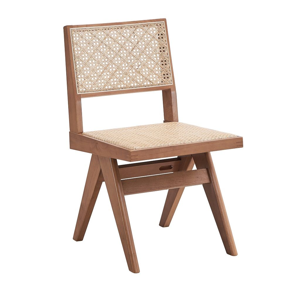 ACME Furniture Velentina Side Chair Set of 2) Rattan & Natural