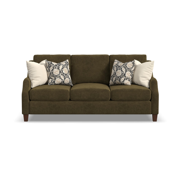 Flexsteel 7823-31 Gianna  Sofa  Dark Brown