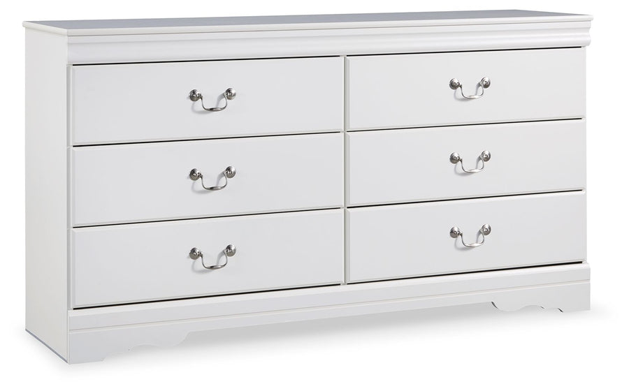 Anarasia - Six Drawer Dresser - White