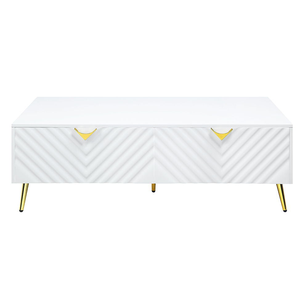 Gaines - Coffee Table - White High Gloss