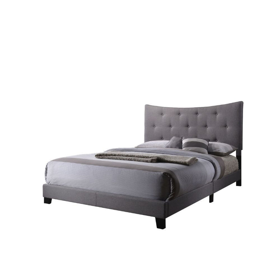 ACME Furniture Venacha Queen Bed Gray Fabric