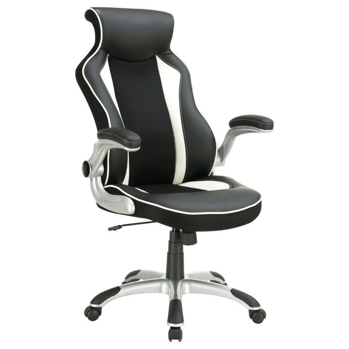 Coaster Furniture Dustin - Upholstered Adjustable Home Office Desk Chair - Black