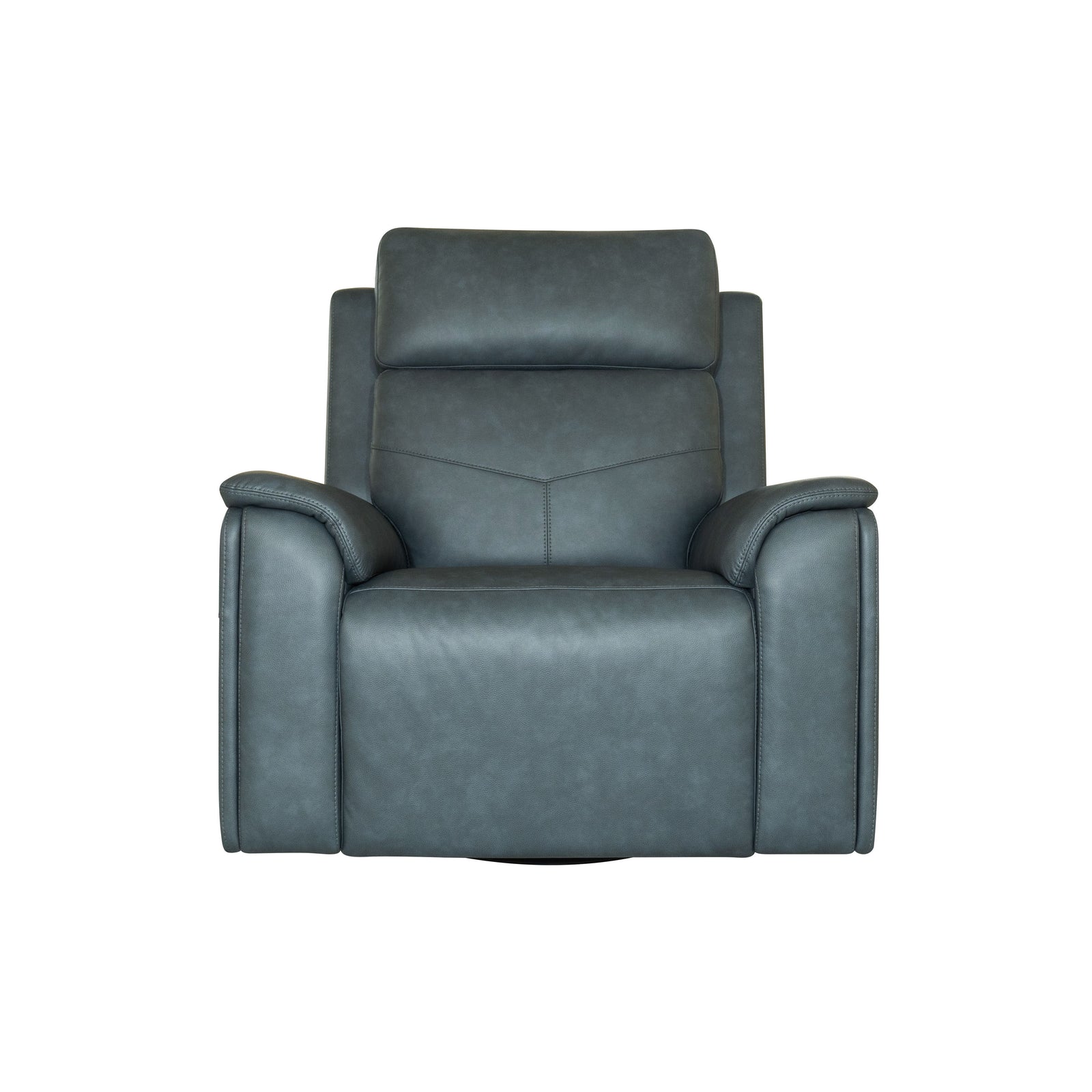 Vernon  Power Swivel Gliding Recliner With Power Headrest, Lumbar, Heat & Massage  Admiral