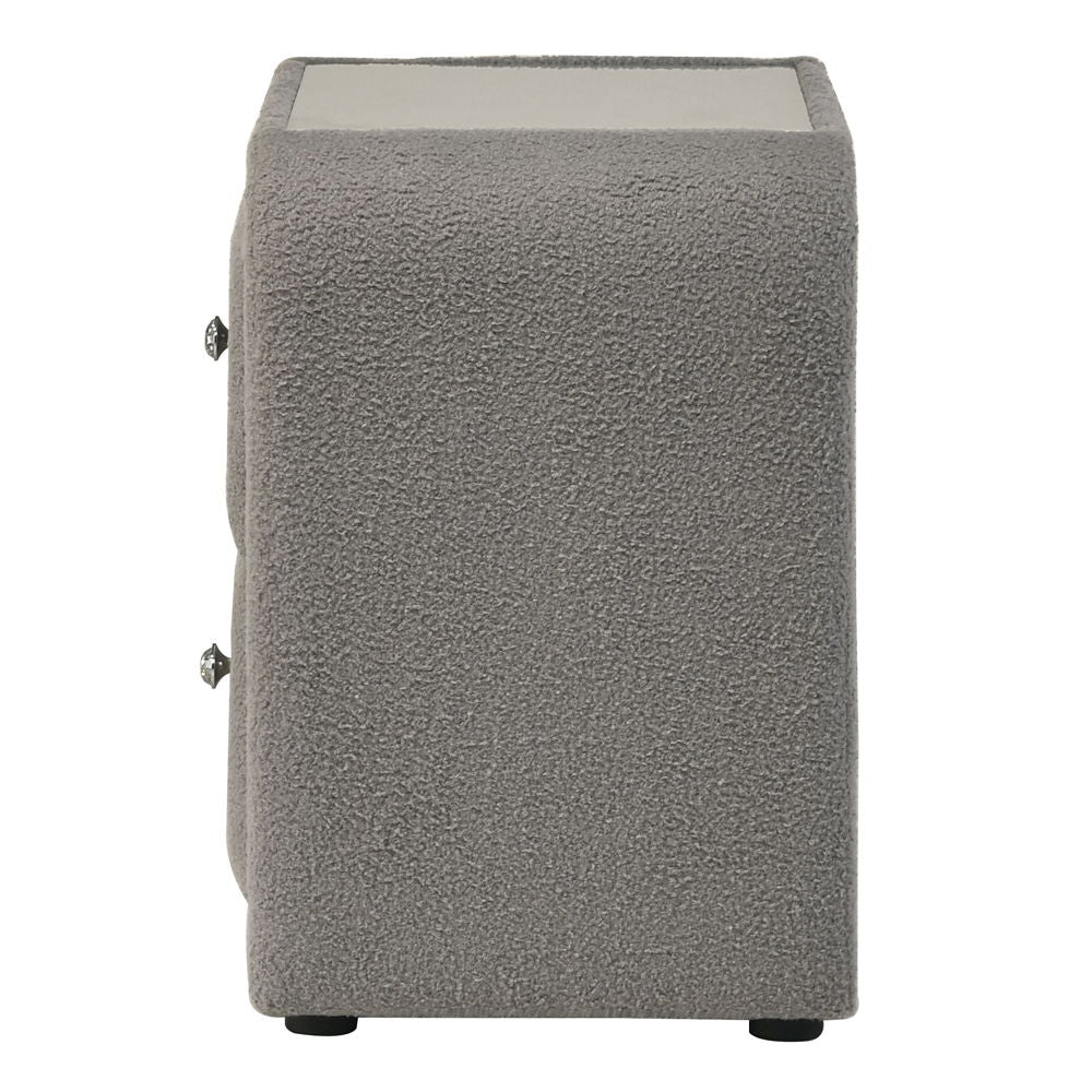 shelyn-nightstand-gray-teddy-sherpa-chrome