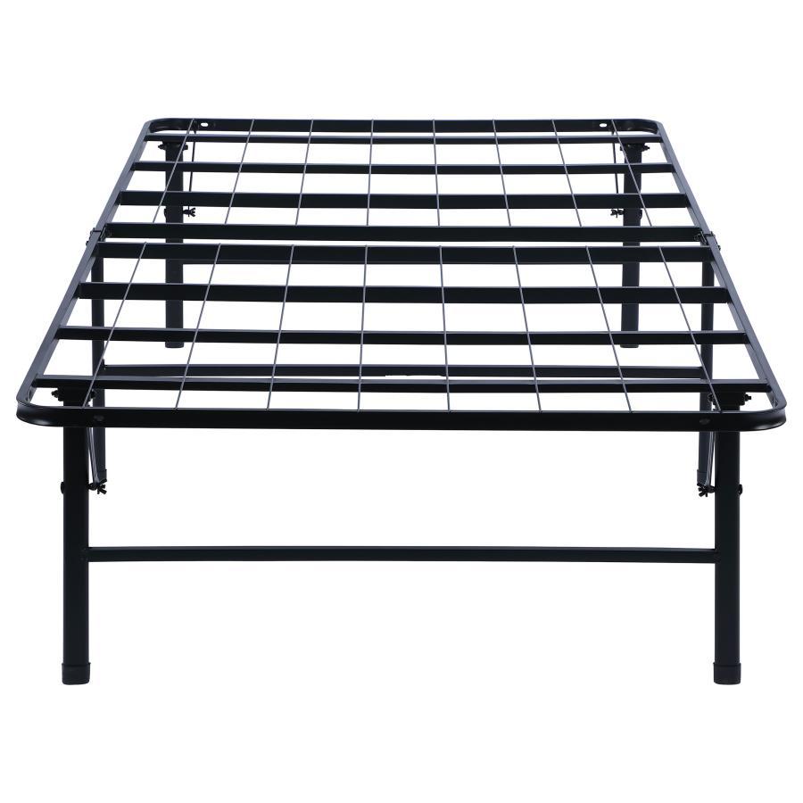 Mabel - Metal Twin Mattress Support Platform Bed - Black