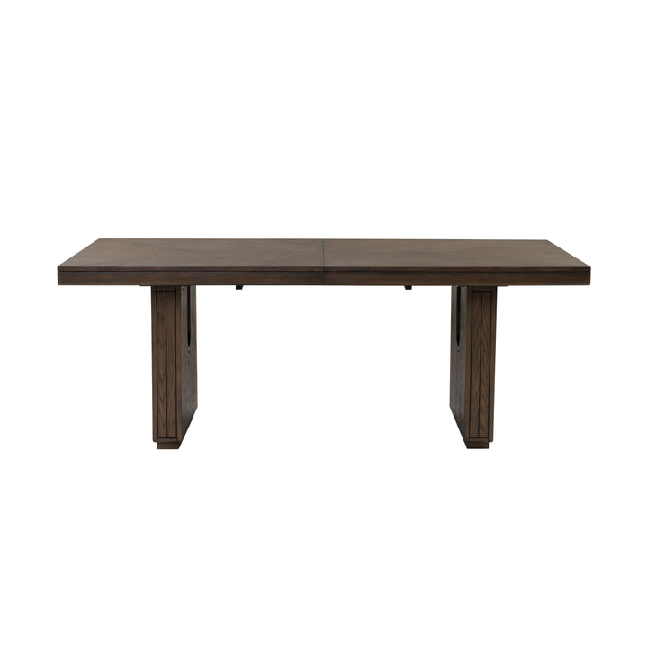 Athens Rectangular Dining Table Chocolate Brown