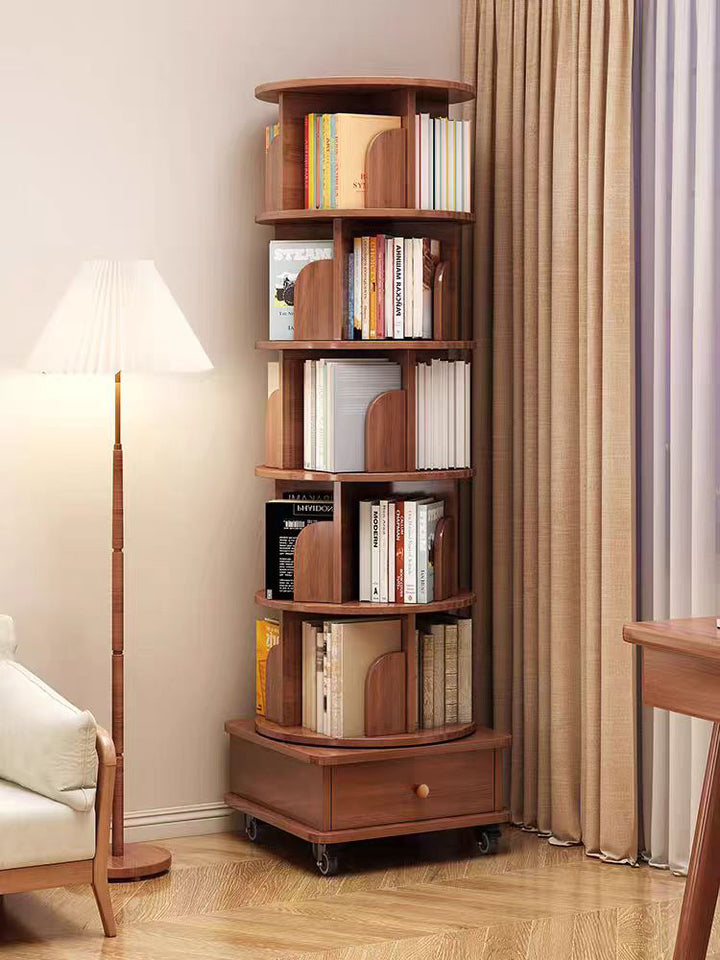 corner-360-degrees-rotating-6-tier-bookshelf-with-wheels-walnut-brown