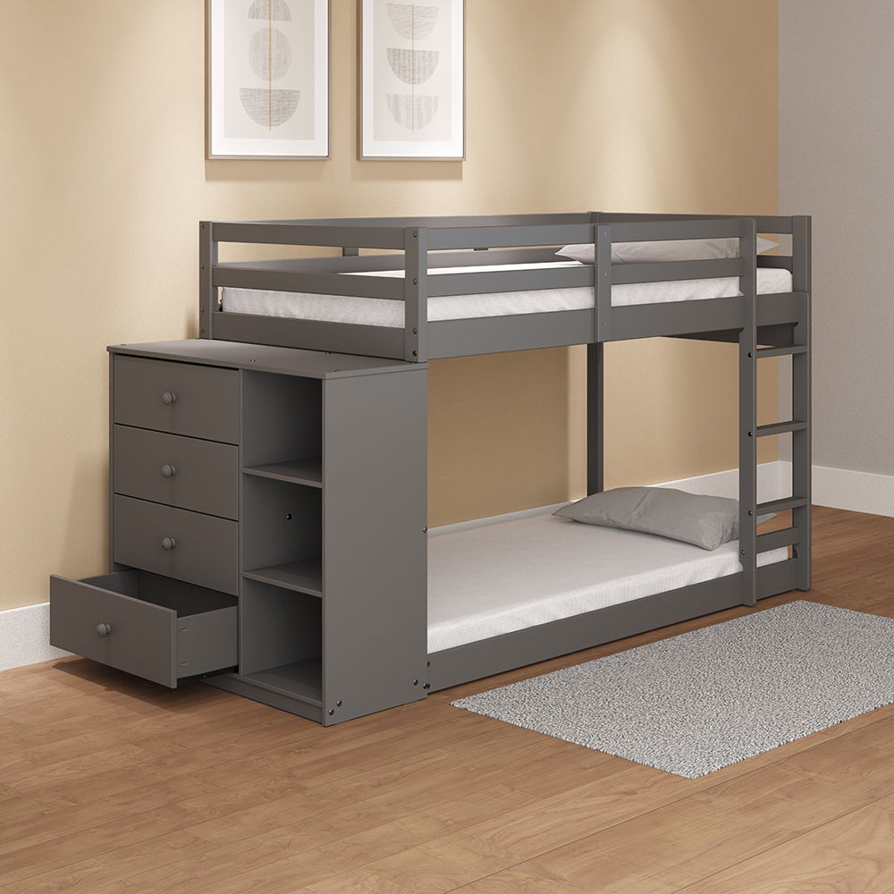 gaston-twin-over-twin-bunk-bed-with-4-drawers-3-compartments-gray