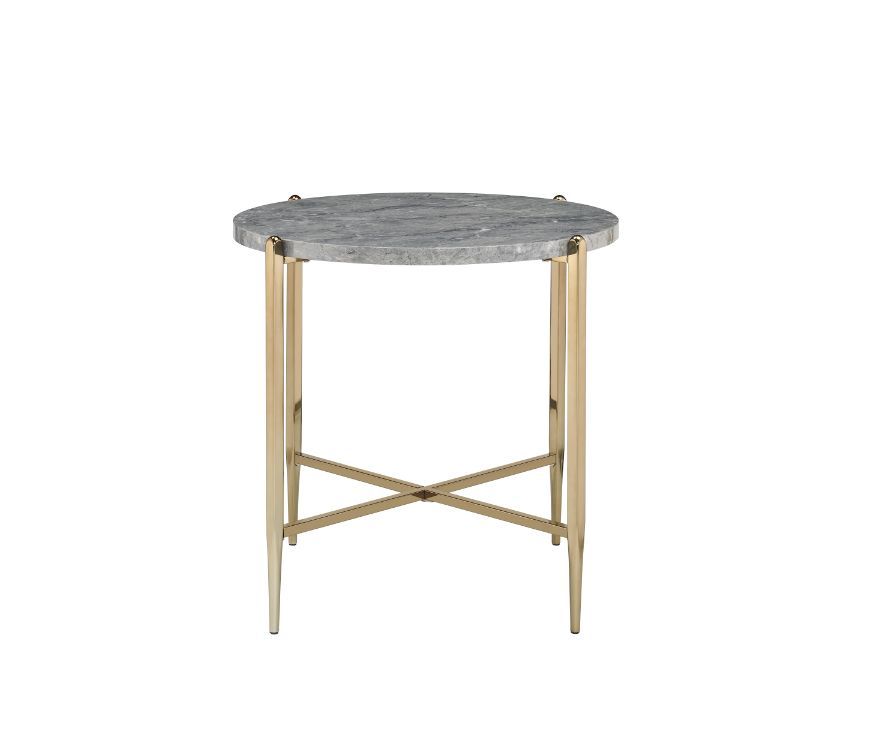 tainte-end-table-faux-marble-top-champagne