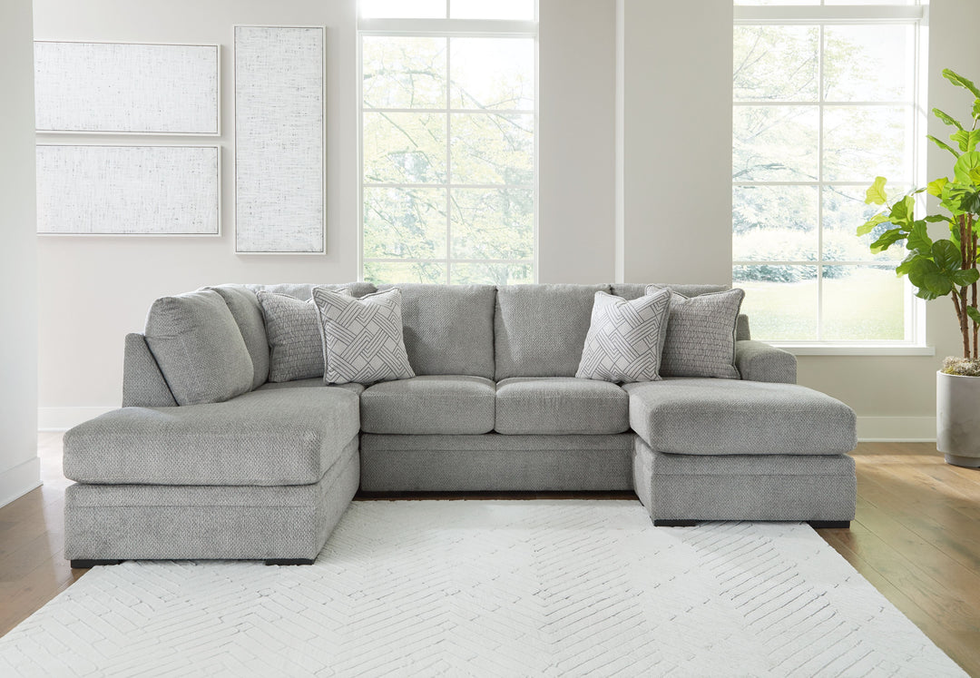 Casselbury - 2-Piece Sectional With Laf Corner Chaise - Cement by Ashley Furniture product image